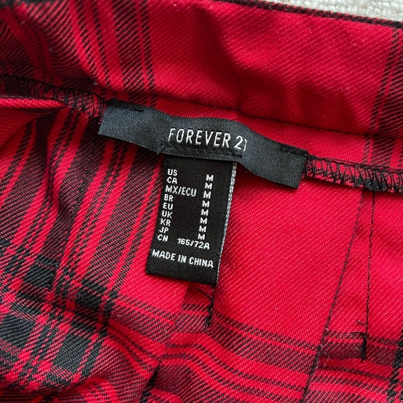 Forever 21 Pleated Plaid Mini Skirt - Picture 3 of 3